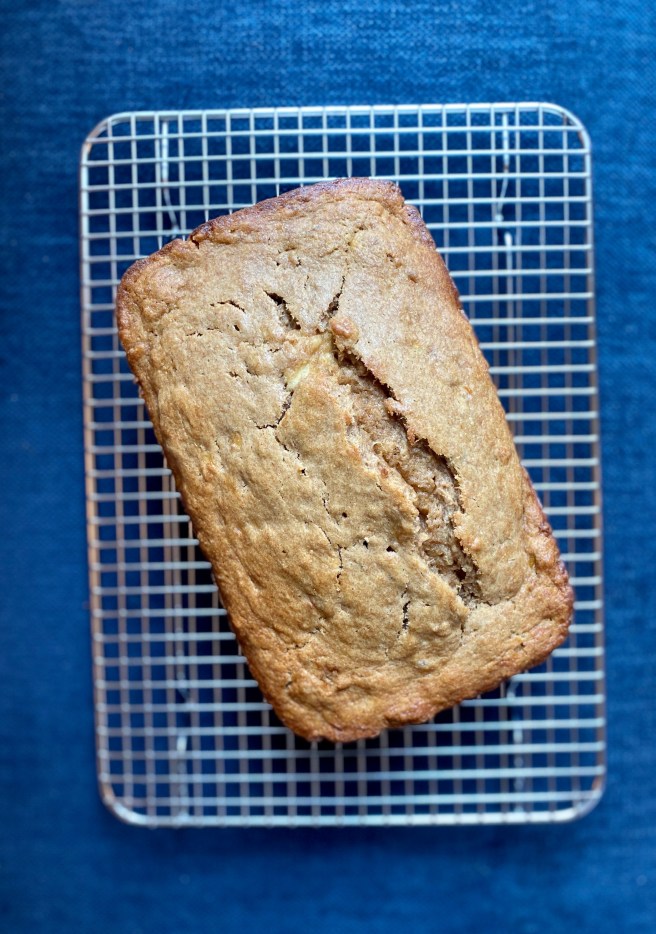 banana bread and roasted&nbsp;veg