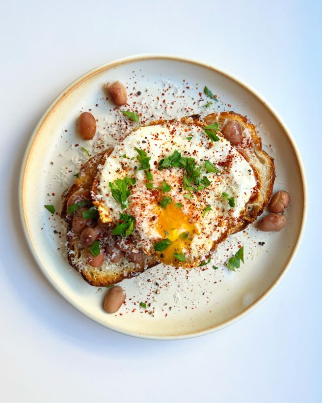 homemade beans on&nbsp;toast